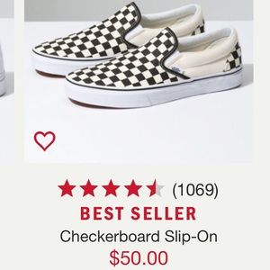 Check board Slip-On vans